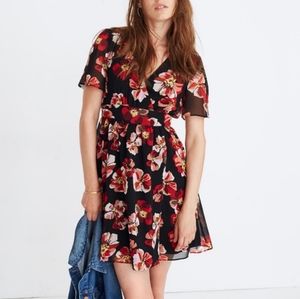 Madewell tulip sleeve dress